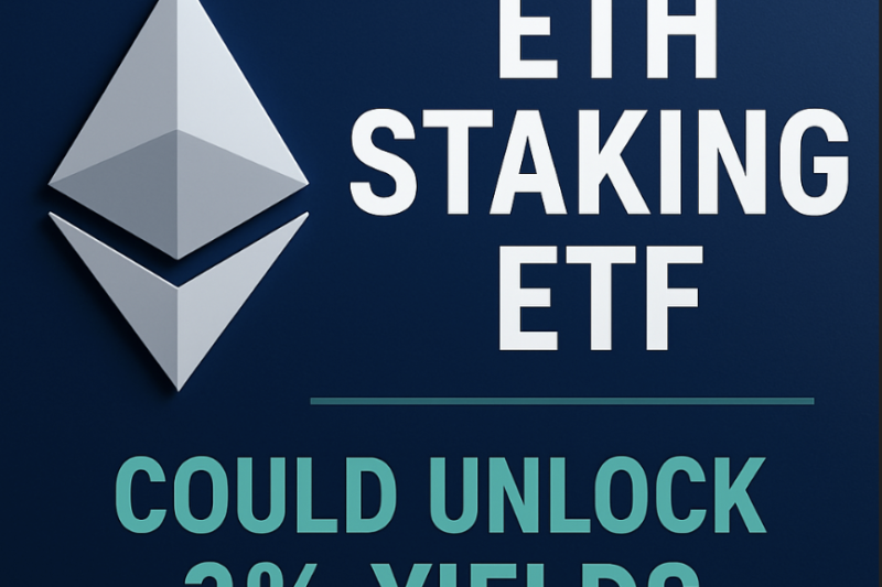 ETH Staking ETF Could Unlock 3% Yields, Its Effect On ETH Price